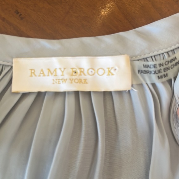 Ramy Brook Alexandra Sleeveless Dress in Light Blue/Silver - Picture 8 of 8